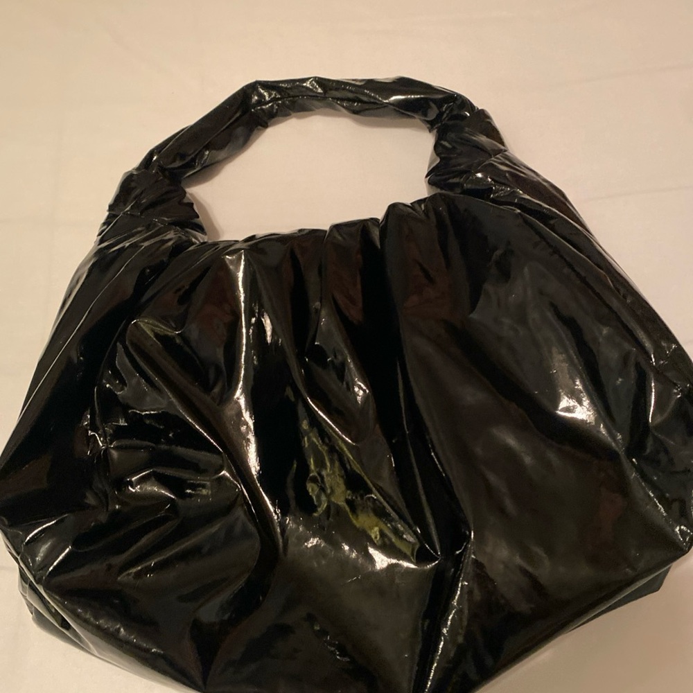 Zara  marshmallow puffer Black shoulder  Bag